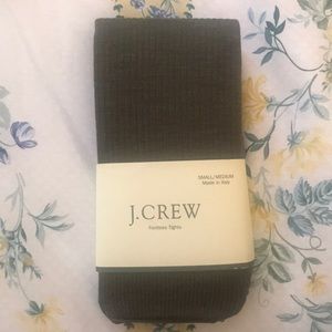 J. Crew Footless Olive Tights